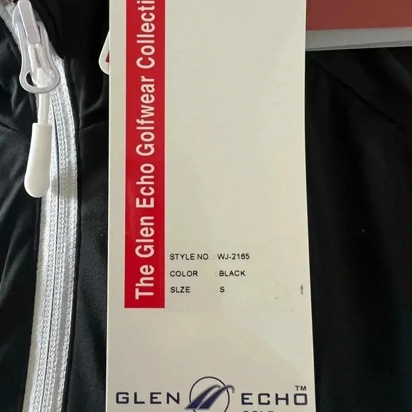 Glen Echo Golf Stretch Tech Water Repellent  Half Sleeve Shirt/Jacket Size S - Picture 7 of 11
